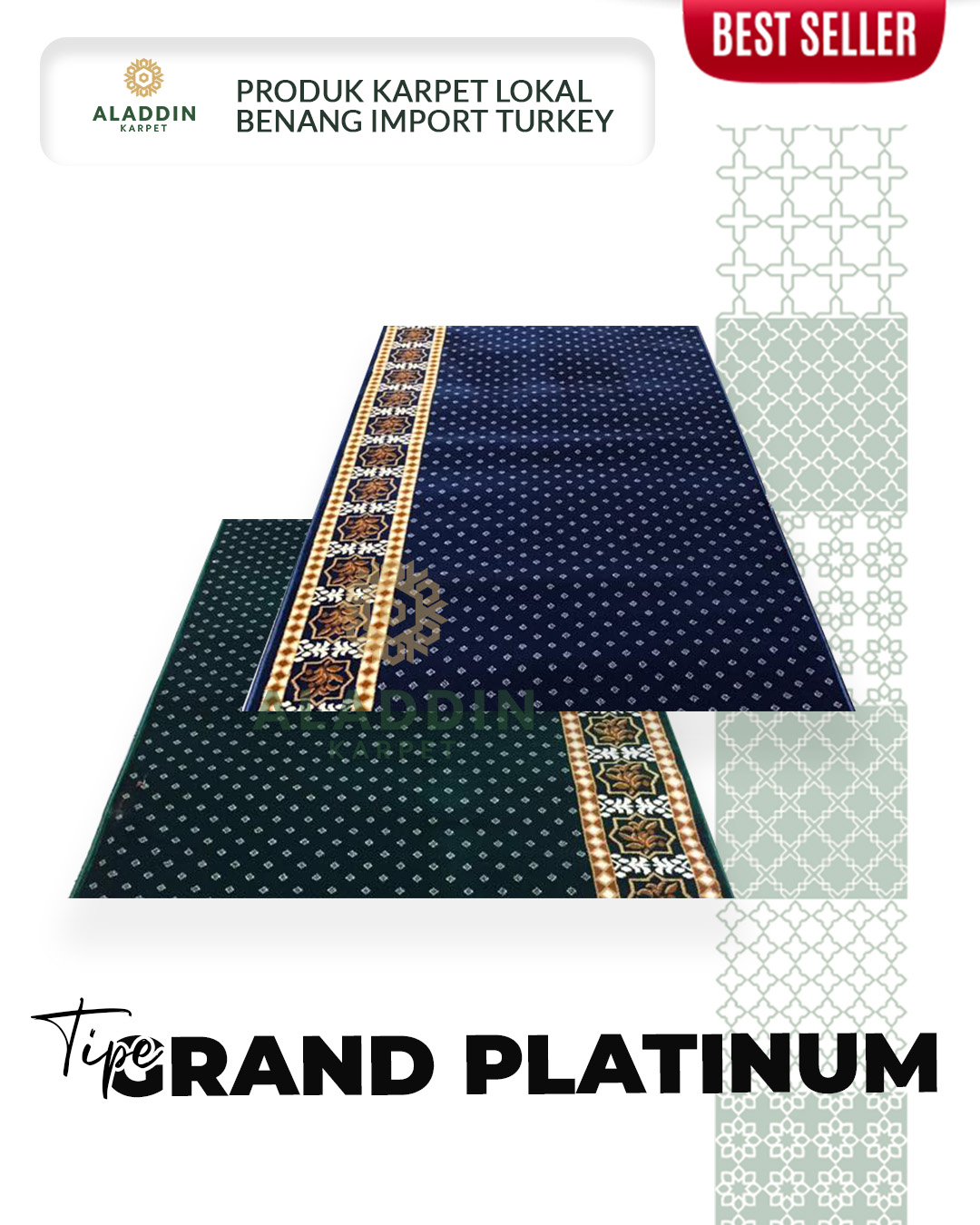 Karpet Masjid Jepara-Toko Kapret Masjid Jepara-Harga Karpet Masjid Jepara-Aladdin Karpet Jepara