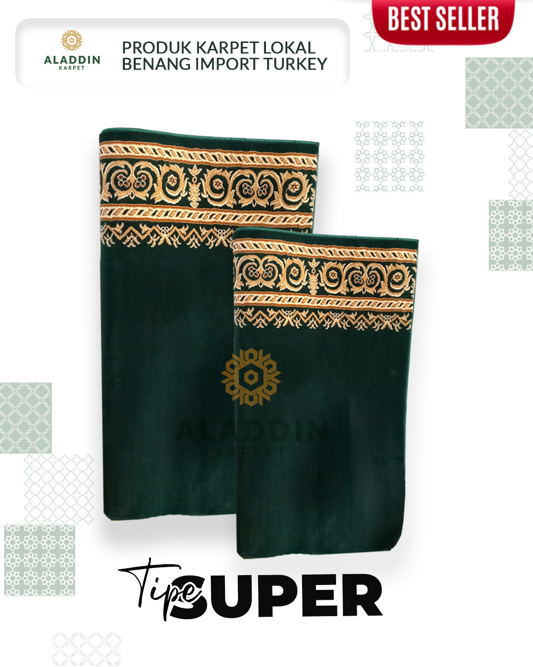 Karpet Masjid Jepara-Toko Kapret Masjid Jepara-Harga Karpet Masjid Jepara-Aladdin Karpet Jepara